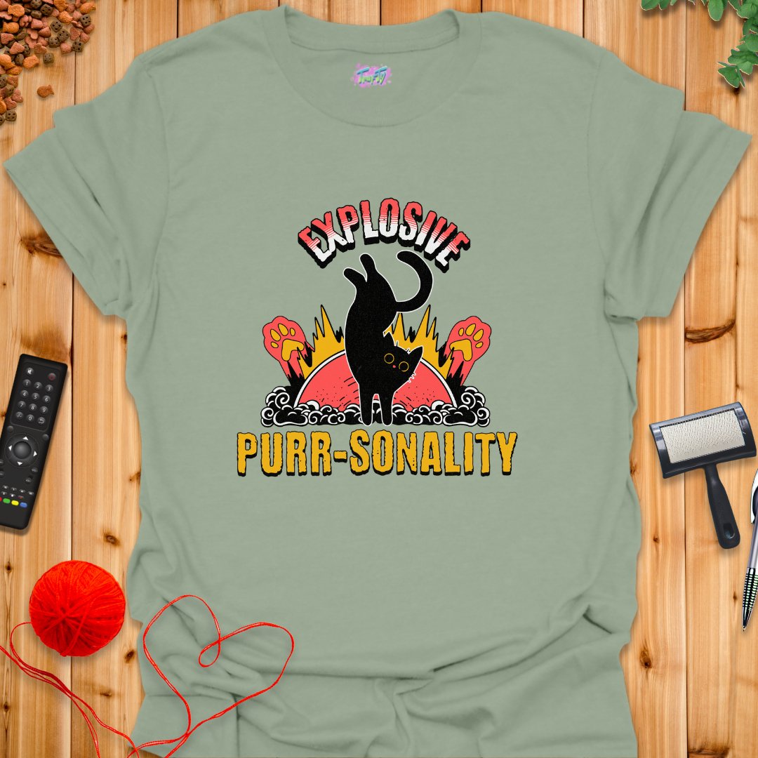 Explosive Purr - sonality T-Shirt - T-Shirt - TrafTy Shirts