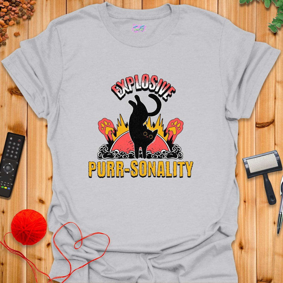 Explosive Purr - sonality T-Shirt - T-Shirt - TrafTy Shirts