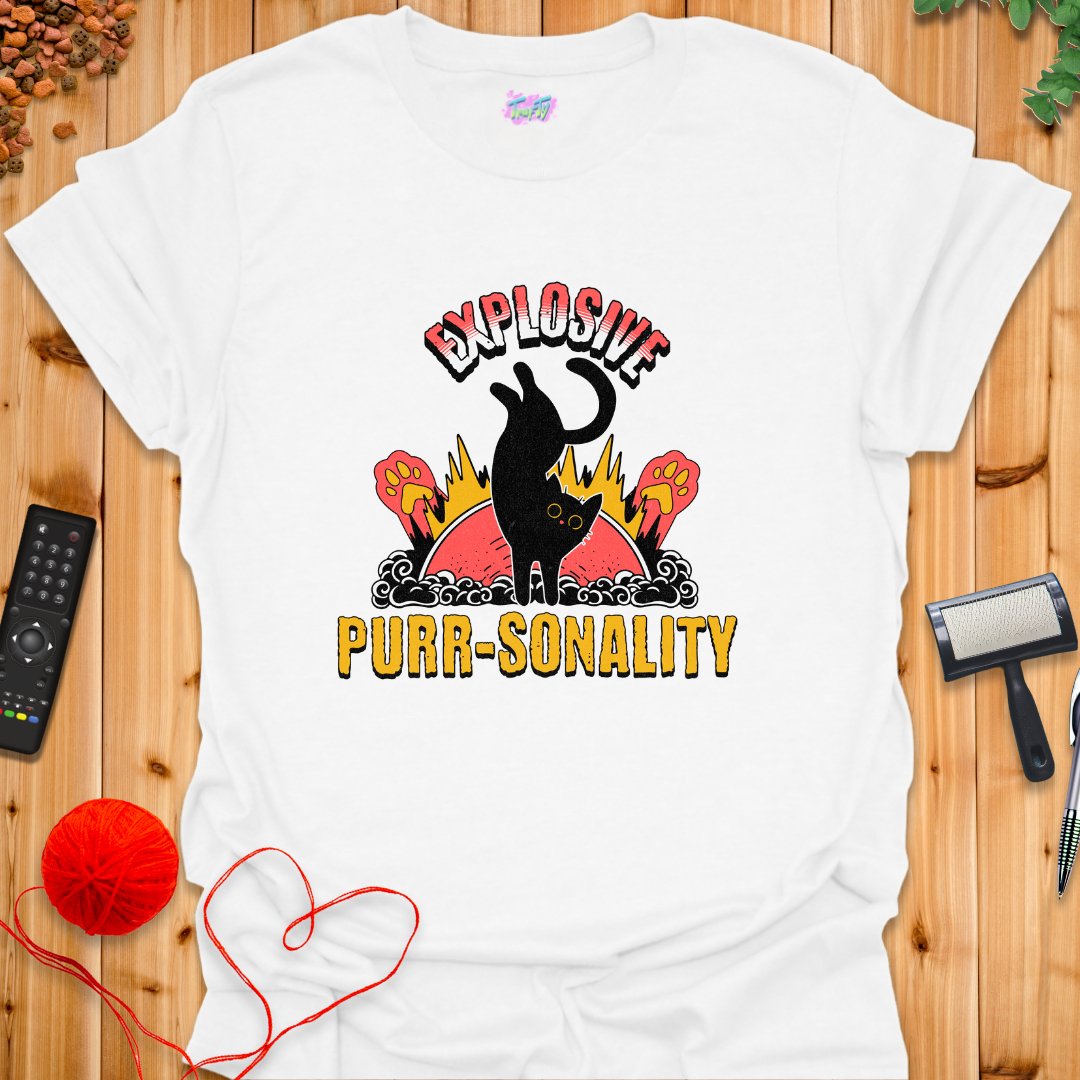 Explosive Purr - sonality T-Shirt - T-Shirt - TrafTy Shirts