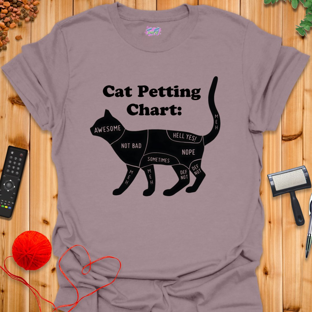 Petting Chart T-Shirt - T-Shirt - TrafTy Shirts