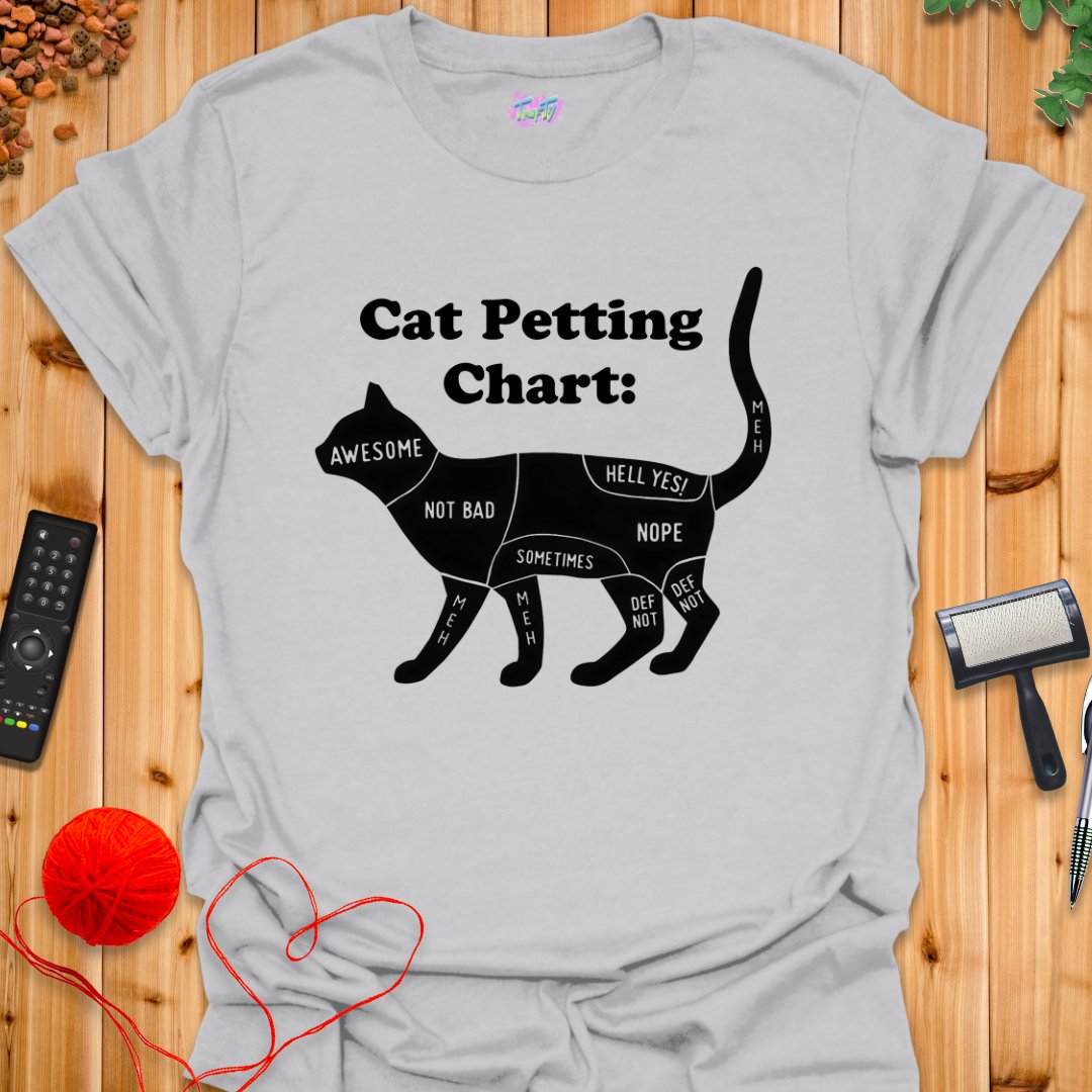 Petting Chart T-Shirt - T-Shirt - TrafTy Shirts