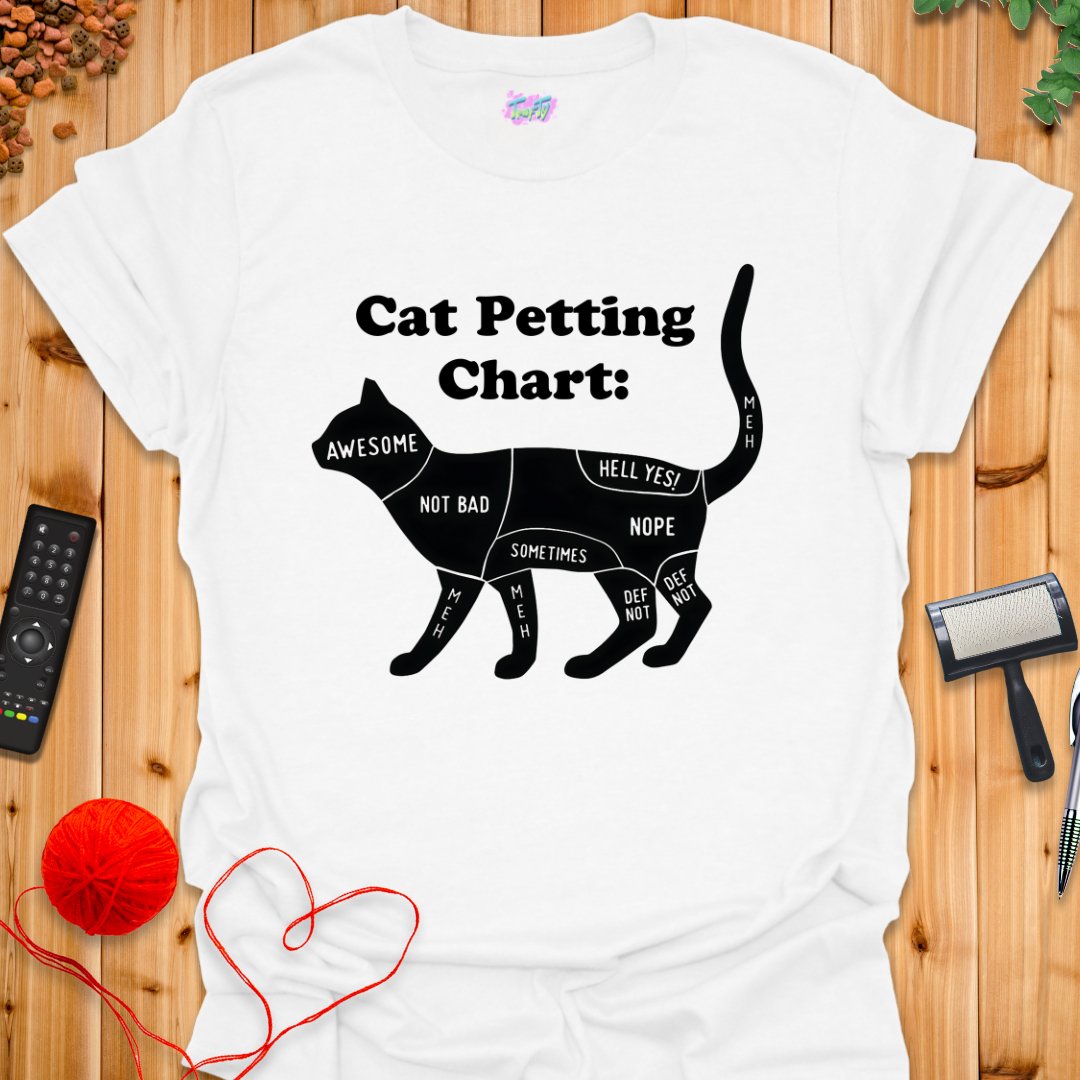 Petting Chart T-Shirt - T-Shirt - TrafTy Shirts