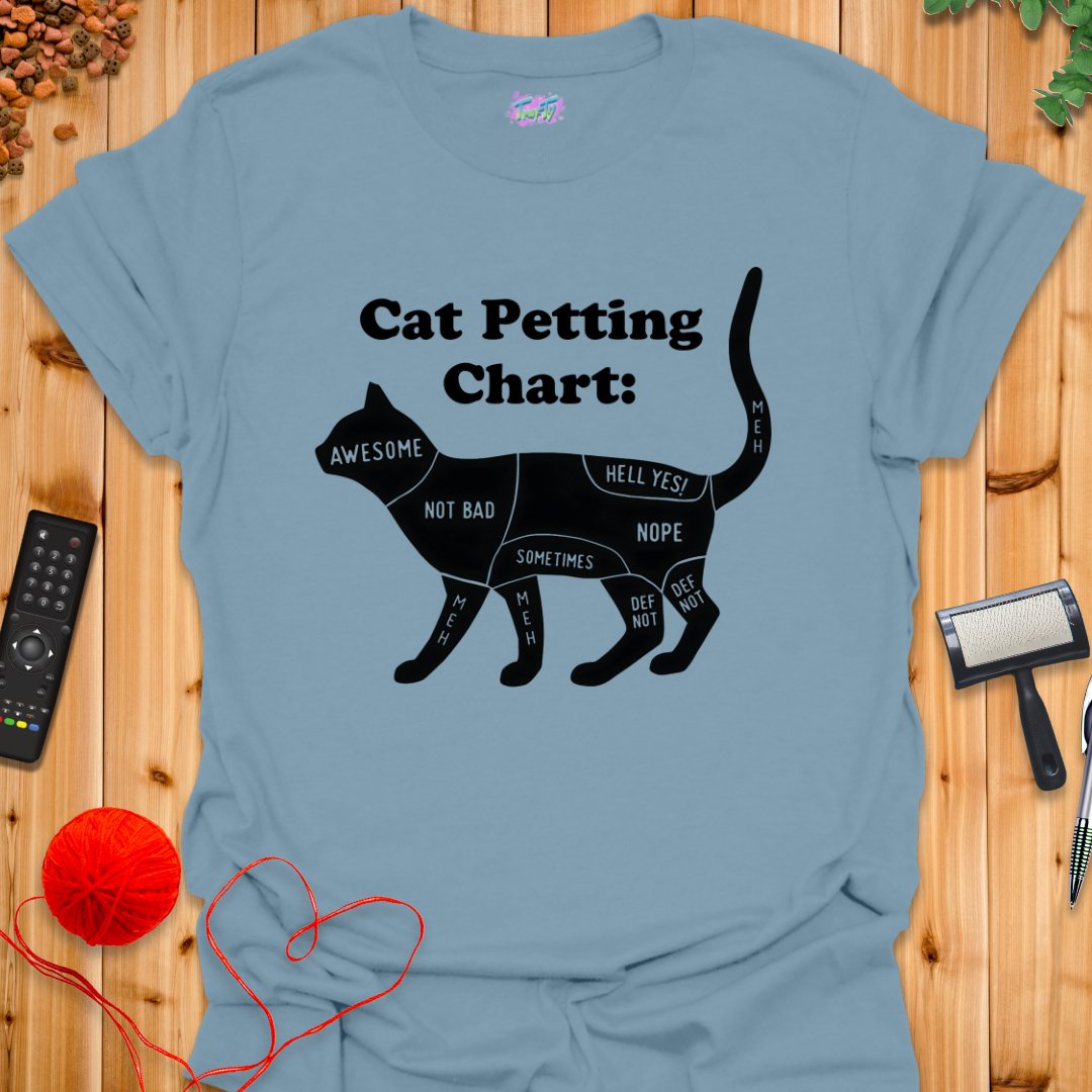 Petting Chart T-Shirt - T-Shirt - TrafTy Shirts