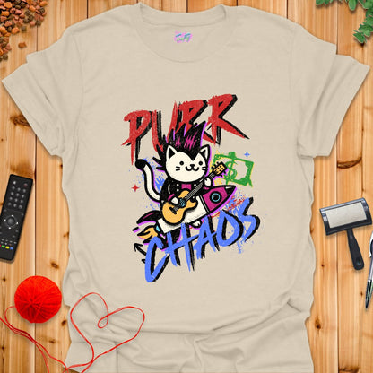 Purr Chaos T-Shirt - T-Shirt - TrafTy Shirts