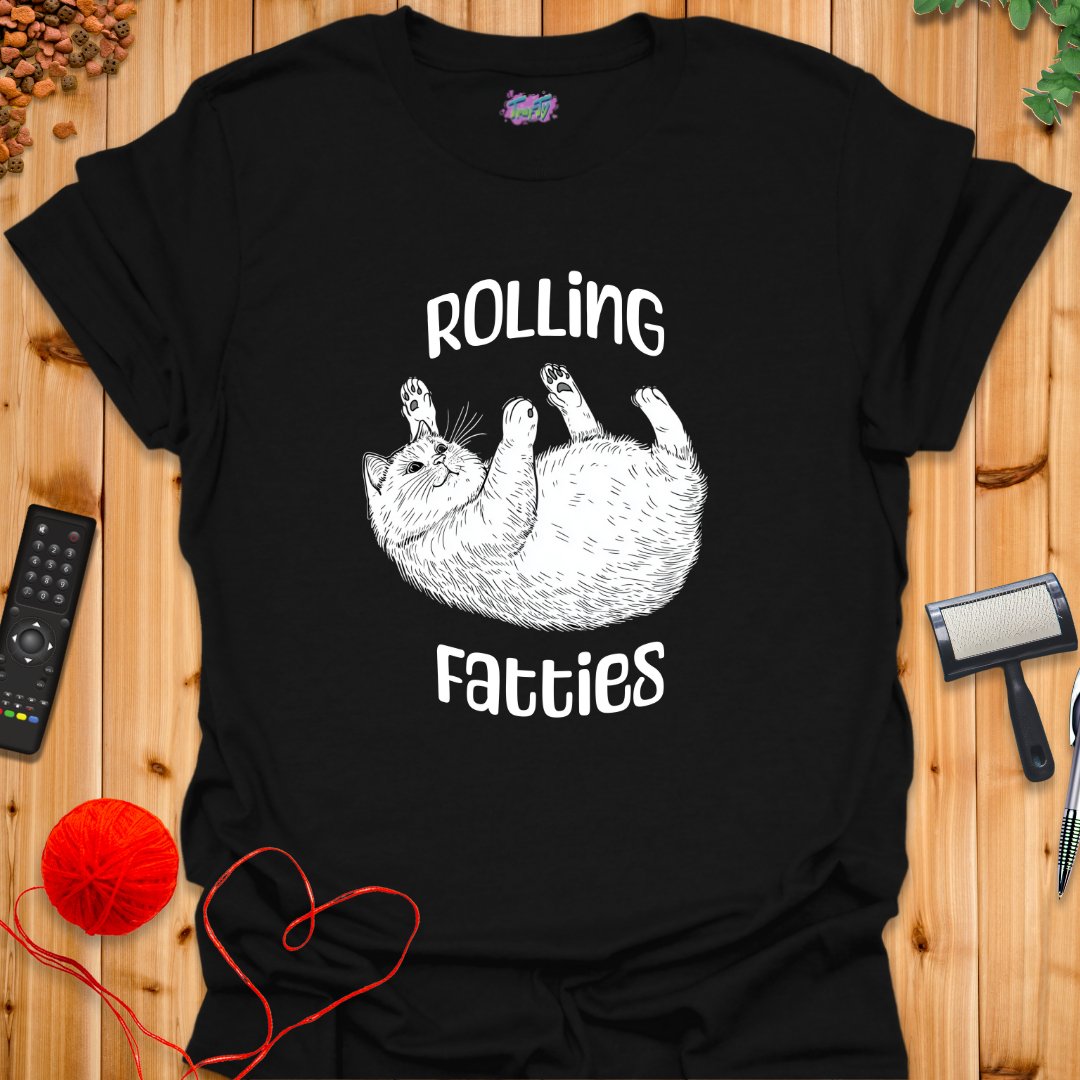 Rolling Fatties T-Shirt - T-Shirt - TrafTy Shirts