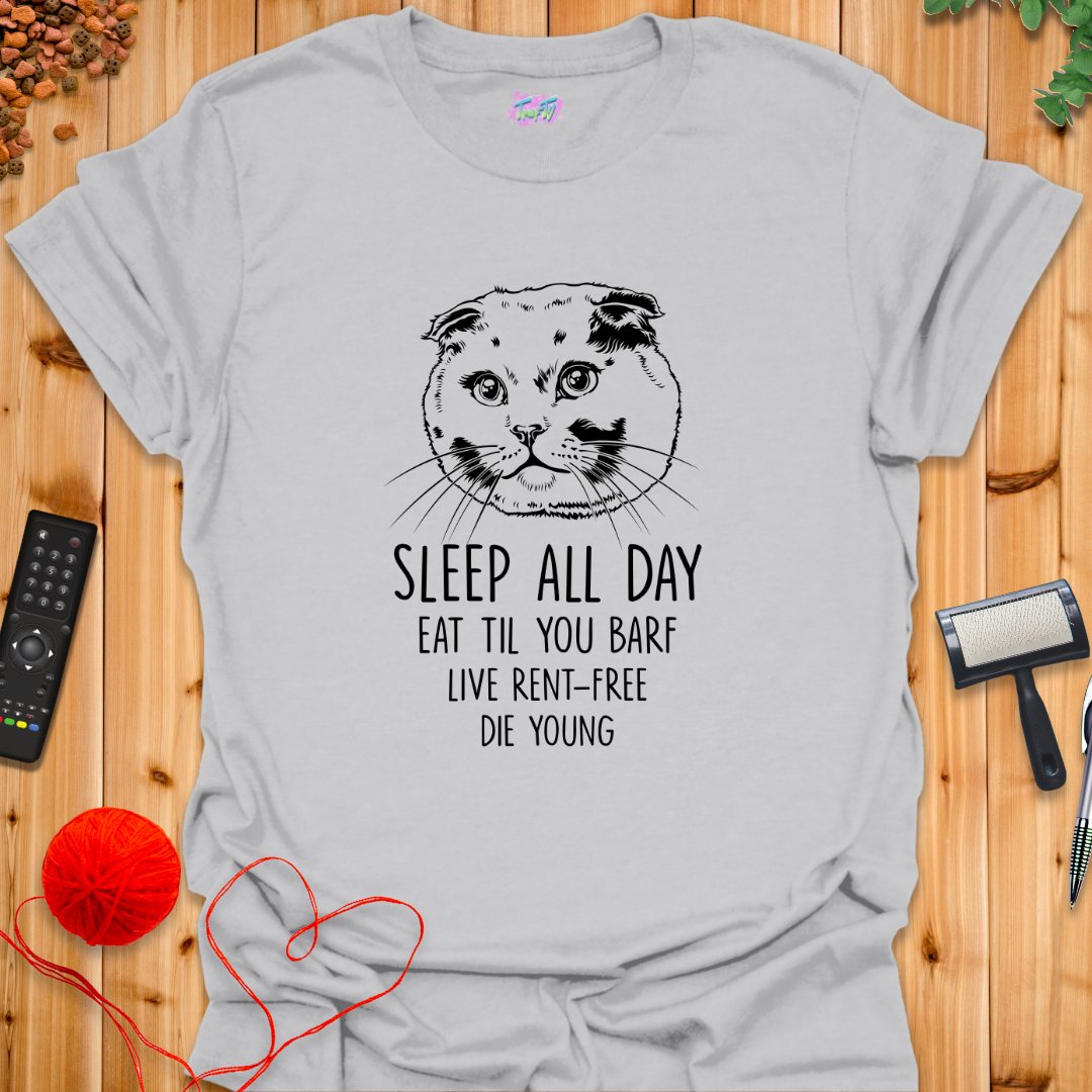 Sleep All Day T-Shirt - T-Shirt - TrafTy Shirts