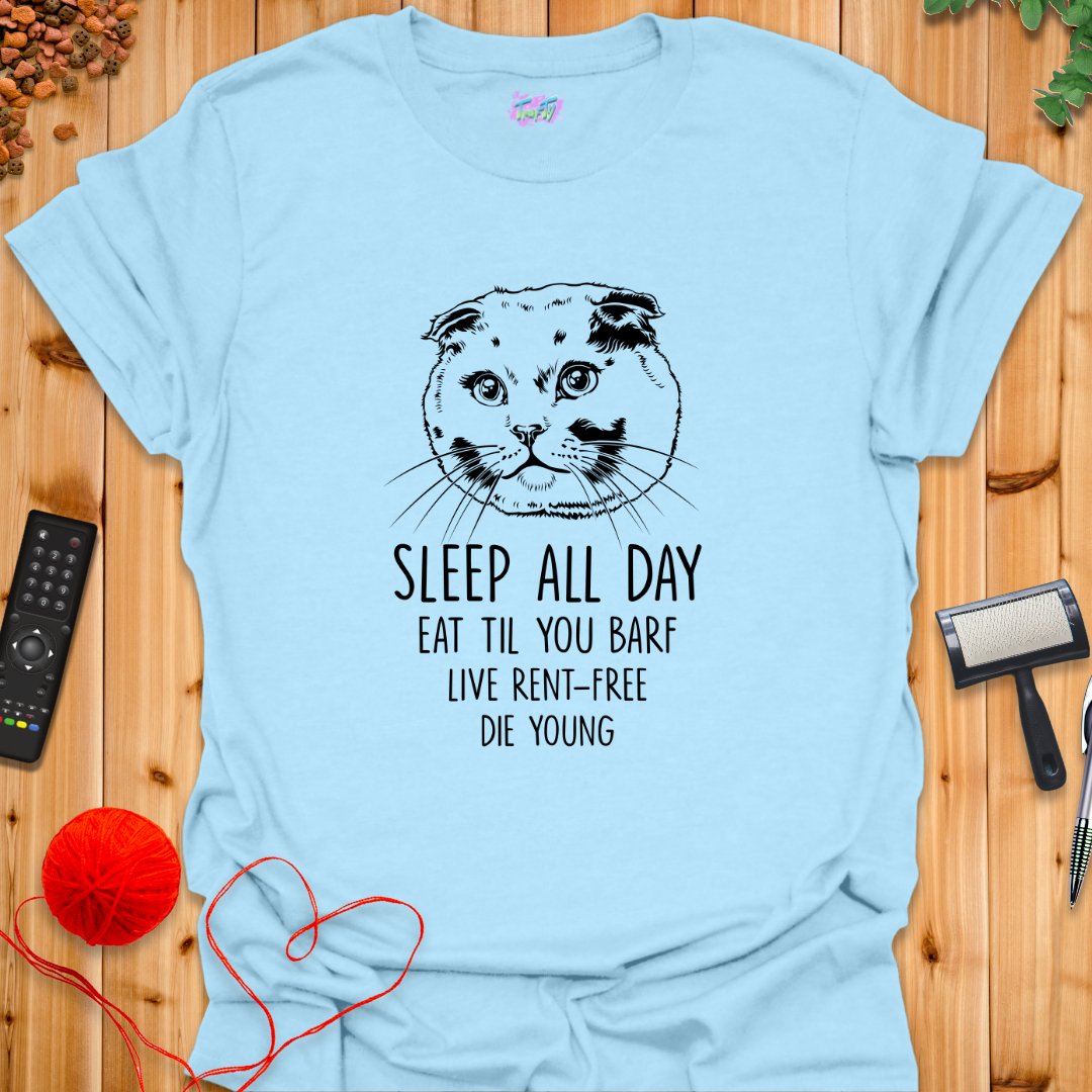 Sleep All Day T-Shirt - T-Shirt - TrafTy Shirts