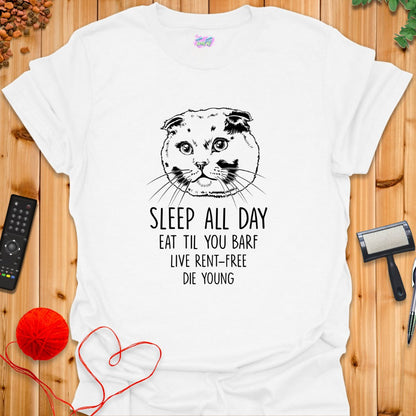 Sleep All Day T-Shirt - T-Shirt - TrafTy Shirts