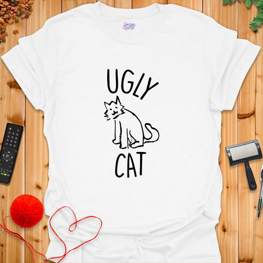 Ugly Cat 1 T-Shirt - T-Shirt - TrafTy Shirts