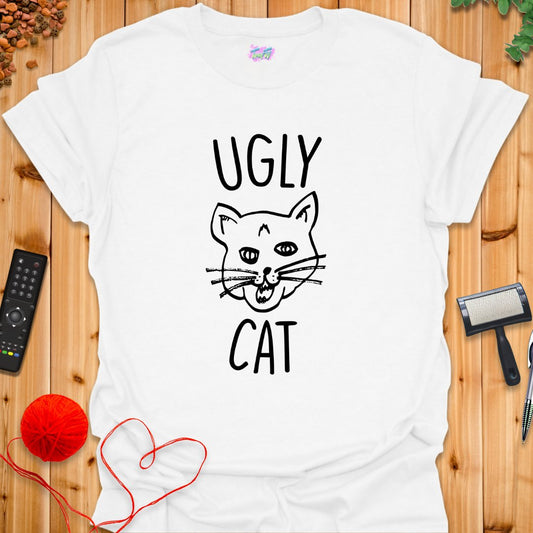 Ugly Cat 2 T-Shirt - T-Shirt - TrafTy Shirts